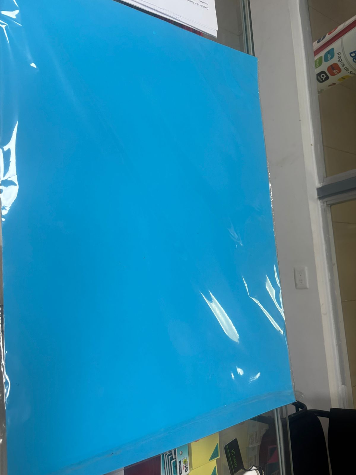 CARTULINA AZUL FUERTE