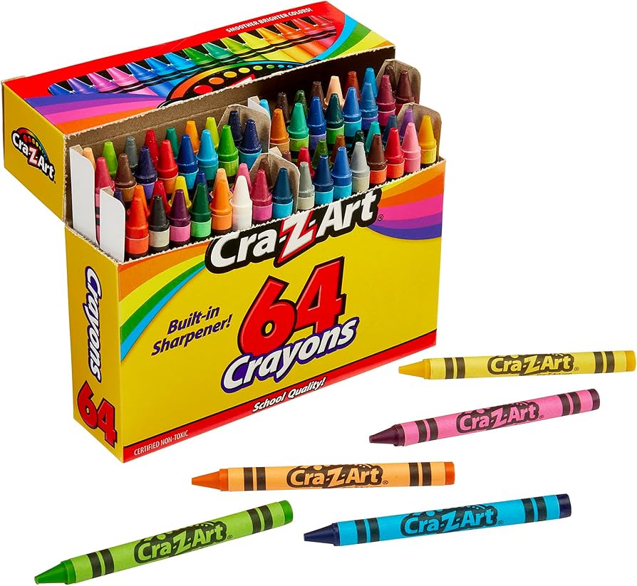 CRAYONES - Z- ART 64 CRAYONS