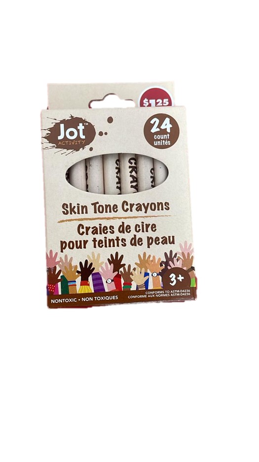 CRAYONES SKIN TONE CRAYONS 24 UNDS