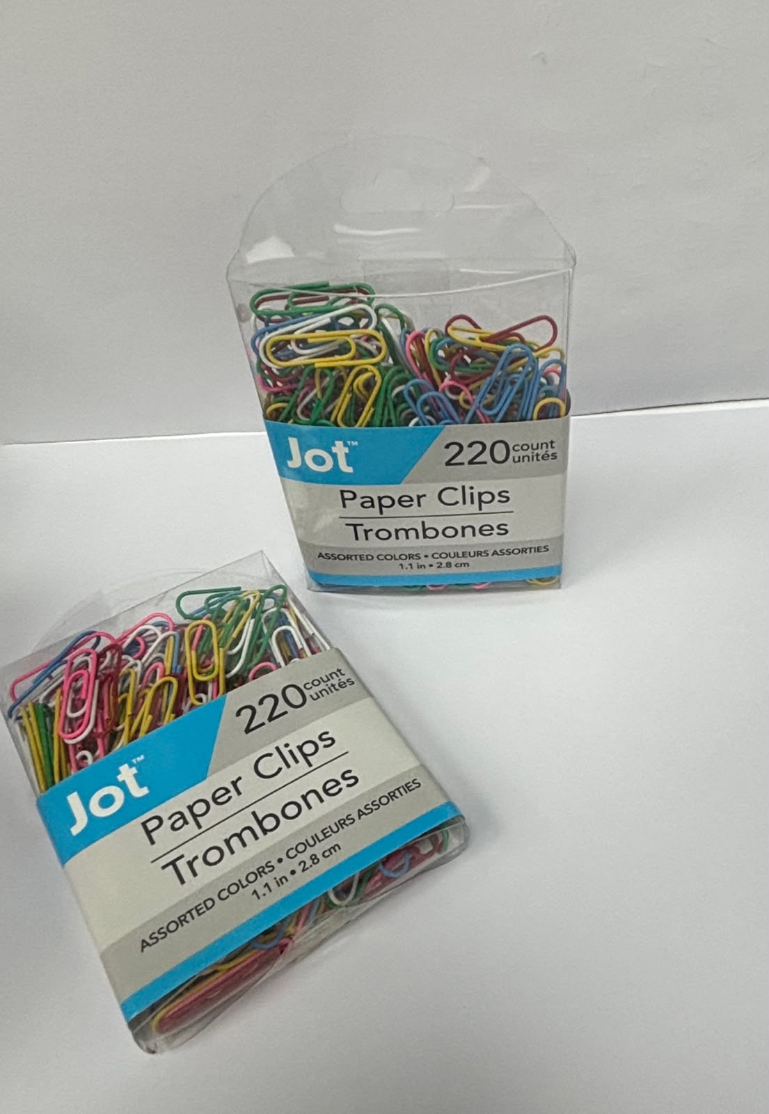 CLIPS DE COLORES PEQUEÑOS JOT